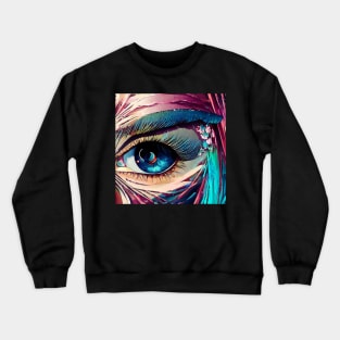 Anime Eye Crewneck Sweatshirt